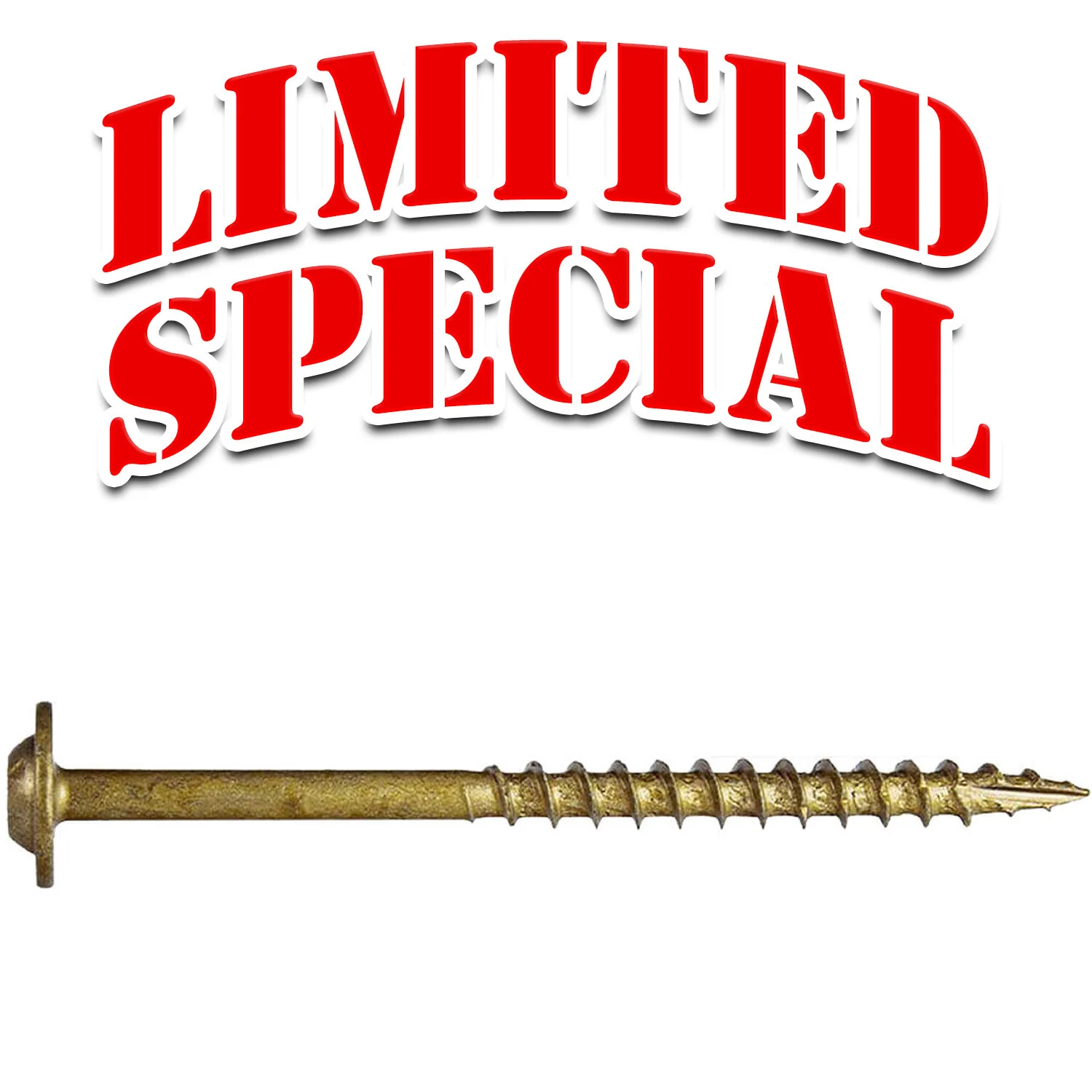 Limited Specials - Coated Modified Truss Head and Cabinet Wood Screws